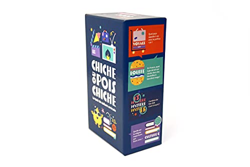 Chiche o lunares chiche – Le Quiz de Cultura Amicale – Juego de cartas – Juegos de mesa para fiestas en familia o Apéros entre amigos