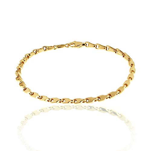 Chimento Pulsera para hombre de oro amarillo de 18 quilates de la colección Accenti