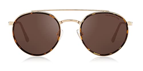 CLANDESTINE Pure Gold Matte Habana Brown by Elsa Pataky - Gafas de sol Nylon HD Hombre & Mujer