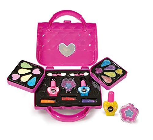 Clementoni - Crazy Chic Lovely Make Up - Bolso de maquillaje - set de maquillaje infantil a partir de 6 años (18633)