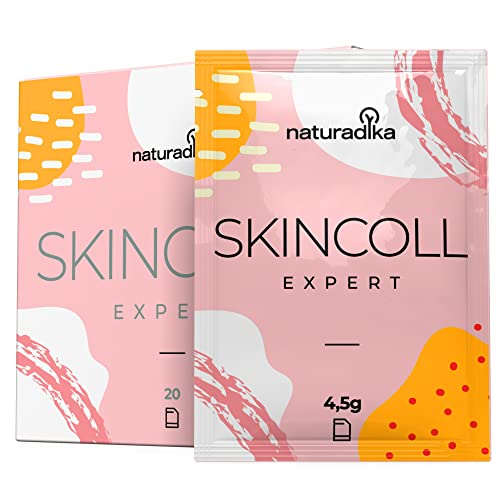 Colageno con Acido Hialuronico Skincoll Expert | Colágeno Verisol | Colageno con Magnesio y Acido Hialuronico | Colageno en Polvo para el Skin Care | Colageno Hidrolizado con Astaxantina | 20 Sobres