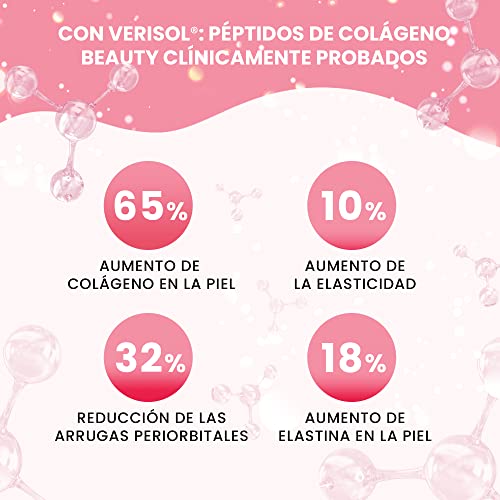 Colageno con Acido Hialuronico Skincoll Expert | Colágeno Verisol | Colageno con Magnesio y Acido Hialuronico | Colageno en Polvo para el Skin Care | Colageno Hidrolizado con Astaxantina | 20 Sobres