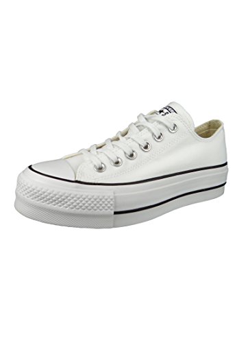 Converse Chuck Taylor All Star Lift Womens White Ox Trainers-UK 7 / EU 40