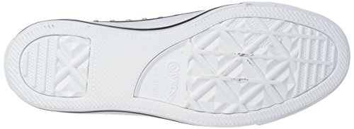 Converse CTAS Ox, Zapatillas de Deporte Mujer, Blanco (White/White/Gold 102), 36 EU