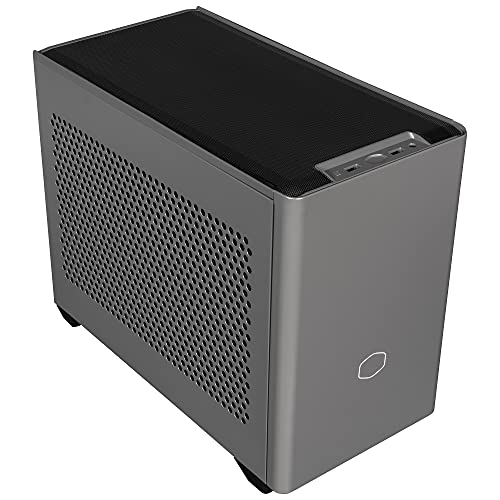 Cooler Master MasterBox NR200P MAX Mini-ITX Caja de PC - Panel Vidrio Templado, Refrigeración CPU AIO 280mm, PSU SFX Gold 850W 80-Plus (Fully Modular), Soporte GPU Vertical c/ Cable Riser PCI-e4.0x16