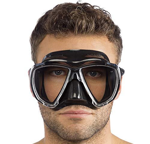 Cressi Big Eyes - Gafas de buceo unisex, color negro