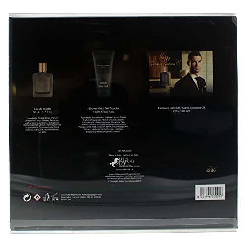 Cristiano Ronaldo Legacy Eau De Toilette Spray/Gel de Ducha Oro Set 50 ml/150 ml