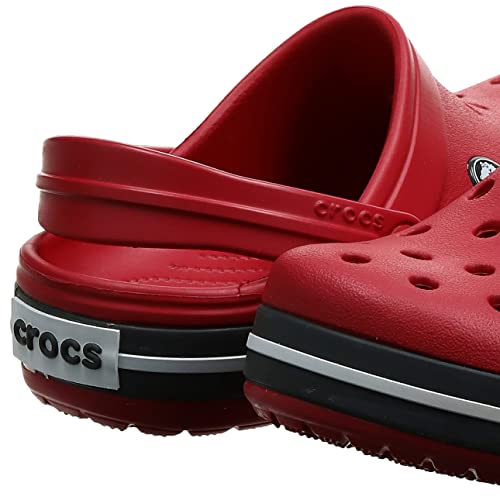 Crocs Crocband, Zuecos Unisex Adulto, Rojo (Pepper), 45/46 EU