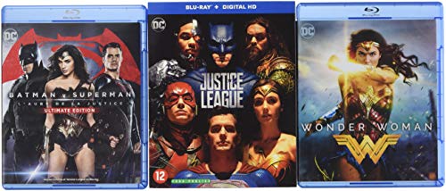 DC Universe - Coffret 3 films : Justice League + Wonder Woman + Batman v Superman : L'aube de la justice [Francia] [Blu-ray]