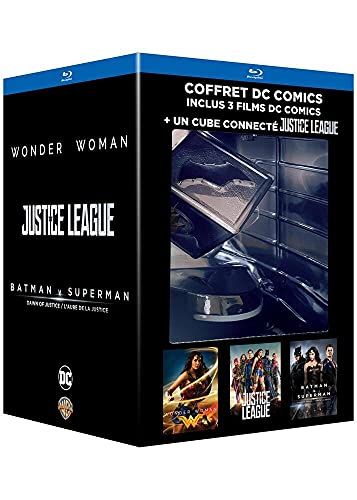 DC Universe - Coffret 3 films : Justice League + Wonder Woman + Batman v Superman : L'aube de la justice [Francia] [Blu-ray]