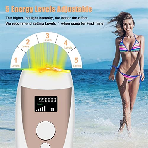 Depiladora LáSer, Depiladora EléCtrica Indolora De Pulso Ipl Para Hombres Y Mujeres, Con Gafas, Adecuada Para Todo El Cuerpo, Cara, Axilas, Piernas, Brazos, Zona Del Bikini