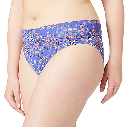 Desigual Biki_Bahamas B Parte Inferior de Bikini, Azul, M para Mujer