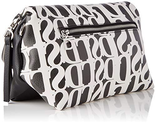 Desigual PU Body Bag, Bolsa para Cuerpo de Across para Mujer, Negro, U