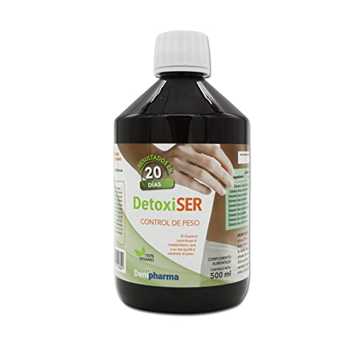 DETOX Detoxiser 5 en 1 | Potente Detox - Adelgazante - Purificante - Antioxidante - Digestivo - Diurético | Limpia colon e hígado | Elimina toxinas | 500 ml |100% vegano.