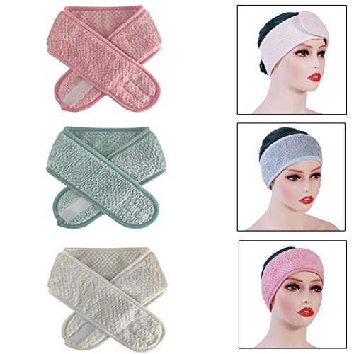 Diadema de invierno para mujer Diadema cosmética Diadema para la cara de ducha Diadema de felpa para deportes, yoga, lavado, cosméticos de spa diadema tela de felpa para lavado de cara maquillaje