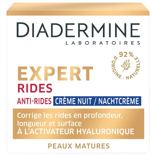 Diadermine - Anti-Arrugas Crema de noche antiarrugas Expertos en 3D - 50ml