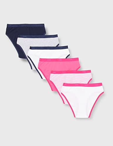 Dim Slip Les Pockets X6 Ropa Interior, Bonbon/Mate, 8 años para Mujer