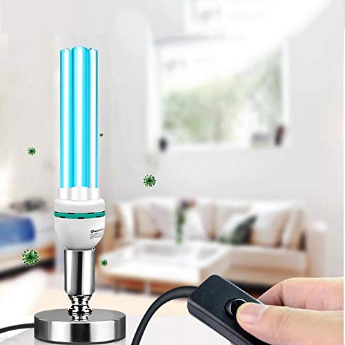 Disinfection lamp La lámpara germicida UVC, el Virus de Las bacterias del Moho Mata el Molde con el Control Remoto UV purificador de ozono en casa Cocina Dormitorio baño