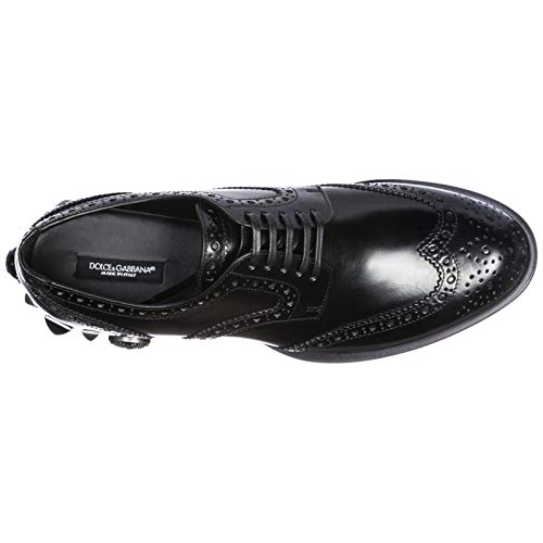 Dolce&Gabbana clásico Zapatos de Cordones Mujer en Piel Derby Negro EU 35 CN0060AV68180999