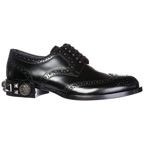 Dolce&Gabbana clásico Zapatos de Cordones Mujer en Piel Derby Negro EU 35 CN0060AV68180999