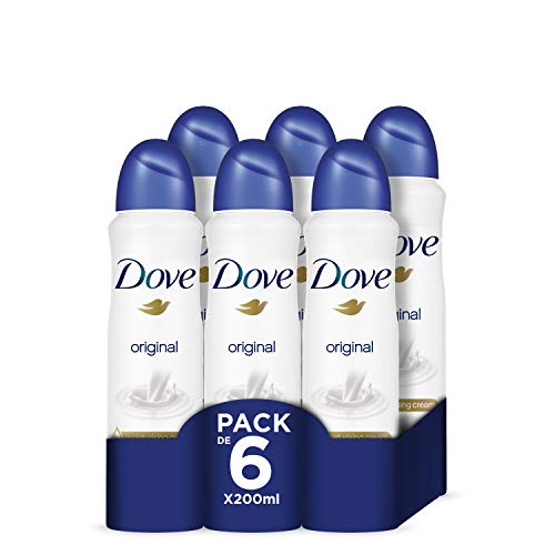 Dove Desodorante Aerosol Antitranspirante Original 200 ml - Pack de 6