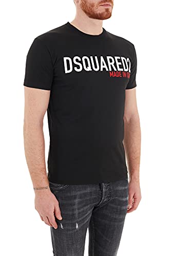 Dsquared2 Cotton T-shirt BLACK XL