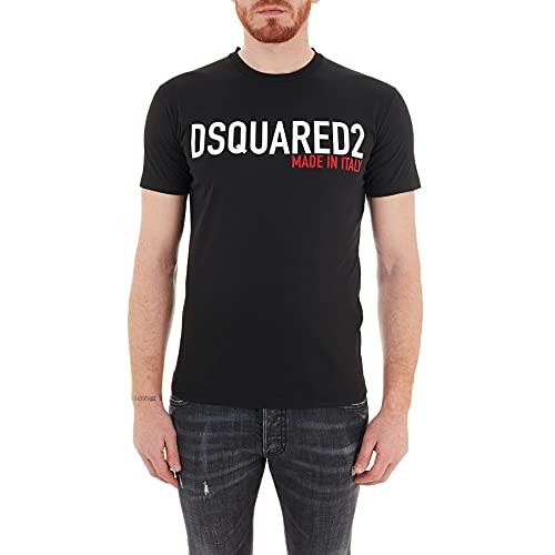 Dsquared2 Cotton T-shirt BLACK XL