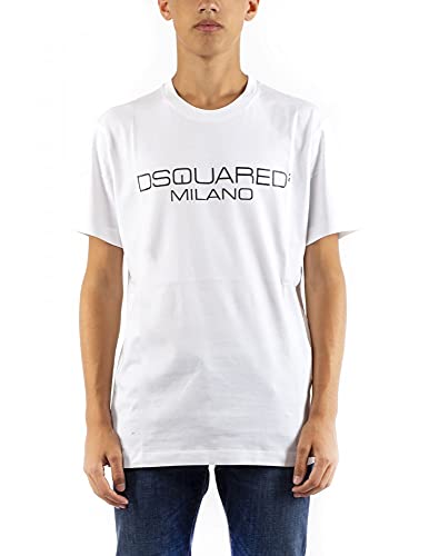 DSQUARED2 Hombre Camiseta Bianco M