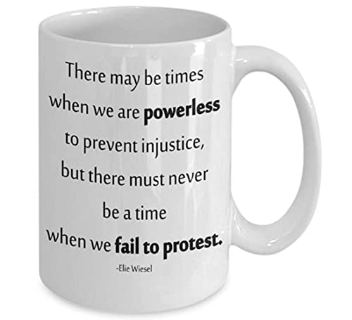 Eastlif Refranes de la protesta del Amante de la diversión, Regalo del manifestante, Taza de la protesta, Regalo para el manifestante, protesta, Taza de la injusticia.