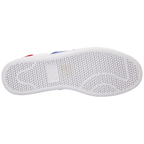 Emporio Armani EA7 Hombre Zapatillas White - baltimora - Racing Red 42 EU