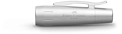 Faber-Castell 148670 e-motion Pure Silver - Pluma estilográfica (punta mediana, 1 unidad)