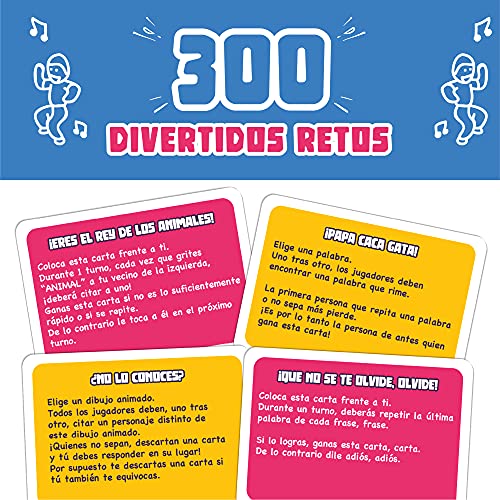 FAMILY BOOM - El juego de mesa para Toda la Familia - 300 cartas variadas y divertidas, Juego de cartas niños, juegos de mesa familiares divertidos - Juego de Cartas Regalos para Niños y Padres