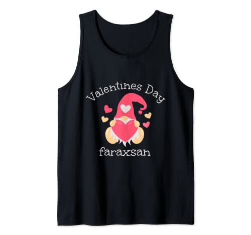 Feliz día de San Valentín Gnomo Somalia Somalí Somalí Idioma Camiseta sin Mangas