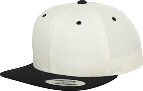 Flex fit - Gorra de béisbol - para hombre, Multicolor (Natural/Blk), Talla única