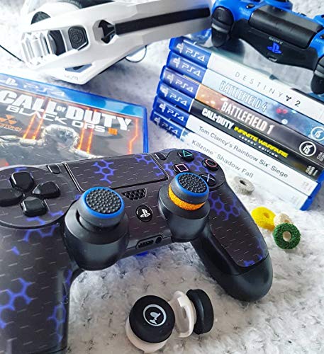 GAIMX Curbx - Juego de muestras de 6 resistencias – Amortiguador Premium para lápiz de Pulgar – Ayuda para PS4, Xbox y Google Stadia – Análogo para FPS & 3rd Personas Shooter