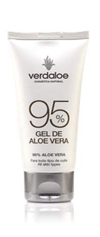 Gel de Aloe Vera 95% - Presentación 60 ml - Hidratante, Nutritivo y Regenerador - Antioxidante - Fabricado en España en plantaciones Ecológicas - Cosmética Natural - Verdaloe