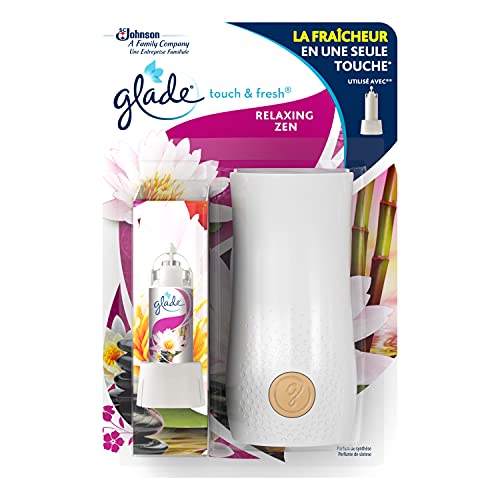 Glade Design Touch&Fresh – Ambientador para casa – Difusor + 3 recambios relajante zen