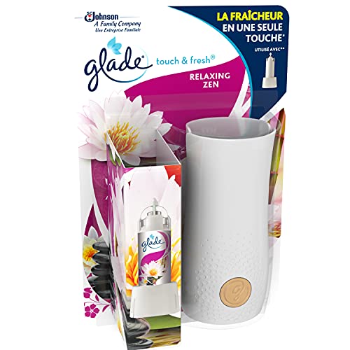 Glade Design Touch&Fresh – Ambientador para casa – Difusor + 3 recambios relajante zen