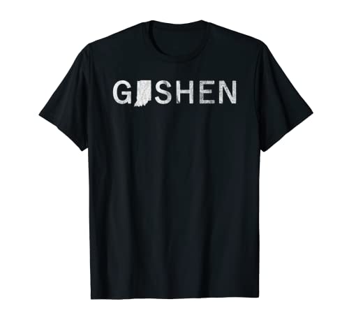 Goshen Indiana Mapa Camiseta