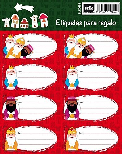 Grupo Erik Editores Etiquetas Navidad Reyes Magos