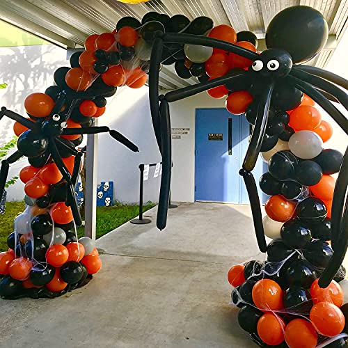 Halloween Decoración, Halloween Murciélago Globos Set,Happy Halloween globos,Halloween Globo de araña,a,para Partido de Halloweendecoración（176 pieza conjunto