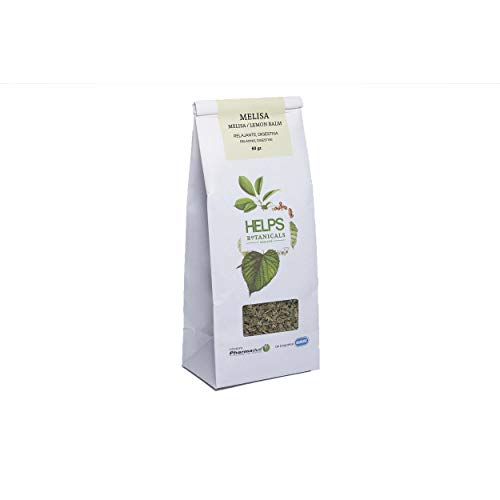 HELPS INFUSIONES - Infusión De Melisa A Granel. Mejora Digestiones Y Proporciona Relax. Bolsa Granel De 60 Gramos.