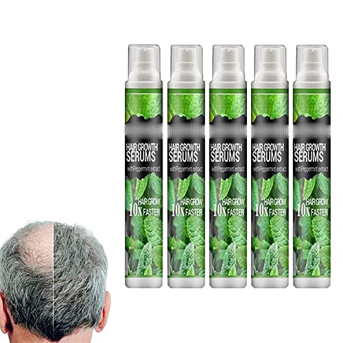 Herbal Hair Growth Essence Spray - Anti Hair Loss Fast Grow Prevent Hair Dry,Natural Herbal Rapid Hair Growth Serum,Prevent Postpartum Hair Loss Hairlines Herbal Hair Essence Spray (5pcs)