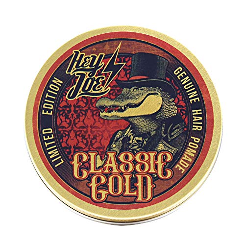 HEY JOE! - Genuine Hair Pomade Classic Gold | Gel para Pelo con Fijación Fuerte - Envase de 100 ml