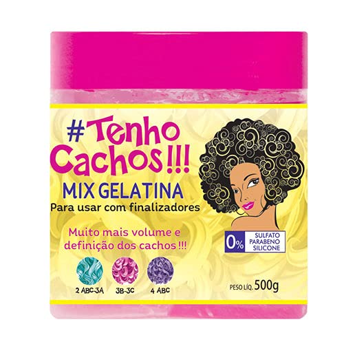 HIDRAN Gelatina Tengo Rizos Mix 500 G, Transparente, Fresh