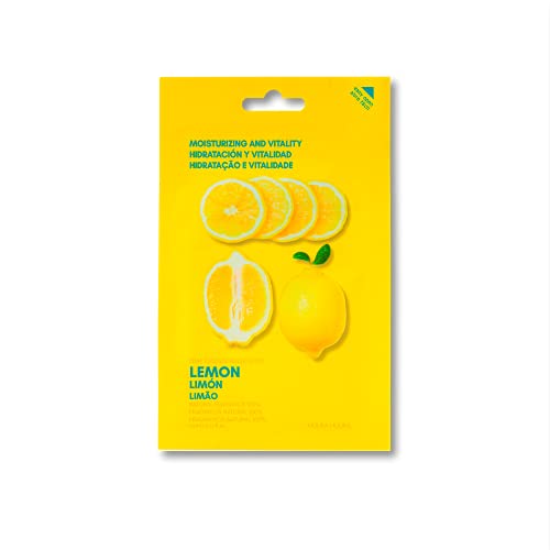 Holika Holika - Mascarilla Iluminadora 20 ml - Ampoule Mask Sheet - Limon - 1 unidad