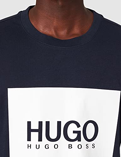 HUGO Dolive214 Camiseta, Dark Blue 405, XL para Hombre