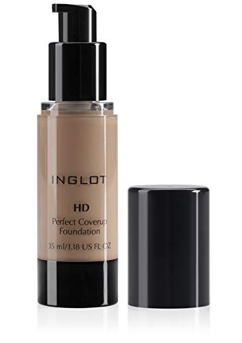 INGLOT - Base de maquillaje HD Perfect Coverup Foundation - 73 - Cobertura media/alta - Todo tipo de pieles - Maquillaje vegano - Crueltyfree