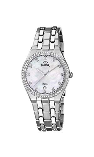 JAGUAR Reloj Modelo J694/2 de la colección Woman, Caja de 35 mm Plata con Correa de Acero para señora