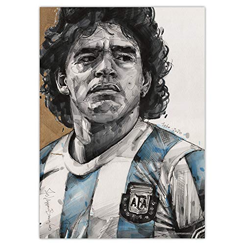 JosHoppenbrouwers Diego Maradona Manifesto 03 (50 x 70 cm) *Sin marco